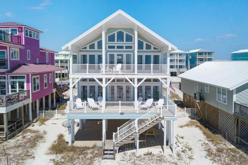 Oceanfront/Zero Steps To Beach/Views/4Br Gulf Shores Eksteriør billede
